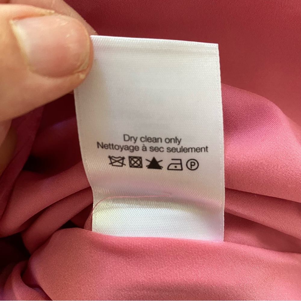 Veronica Beard Pink Charmeuse Gracelynn Dress - Picture 7 of 10